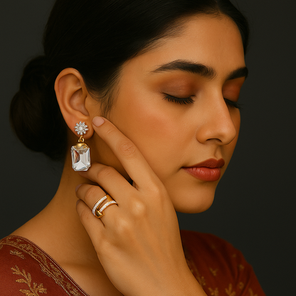 Star Crystal Earring